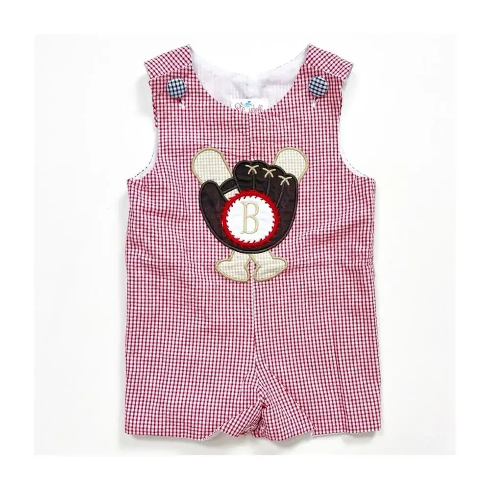 Stellybelly Gingham Baseball Jon Jon